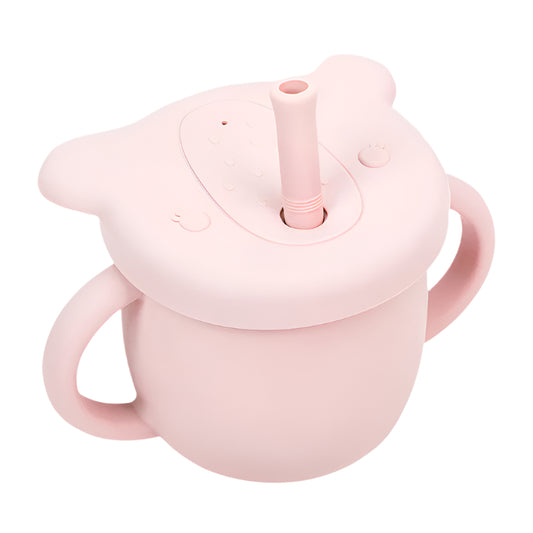 4-in-1 Silicone Cup - Pink