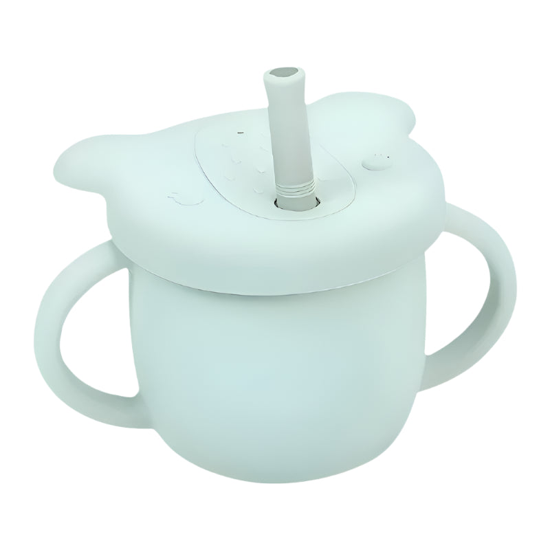 4-in-1 Silicone Cup - Blue