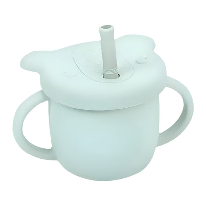 4-in-1 Silicone Cup - Blue