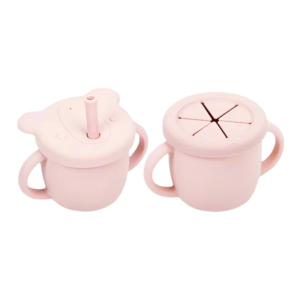4-in-1 Silicone Cup - Pink