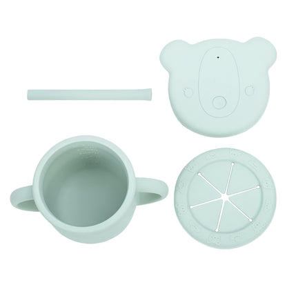 4-in-1 Silicone Cup - Blue