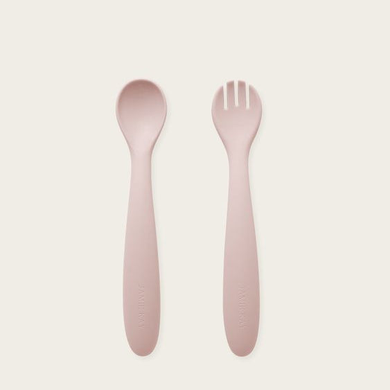 Silicone Cutlery Set - Pink