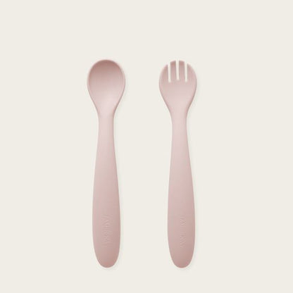 Silicone Cutlery Set - Pink