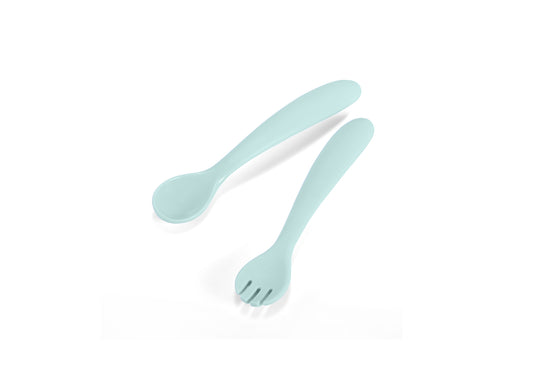 Silicone Cutlery Set - Blue